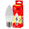Лампа светодиод ECO B35-6W-827-E27 ЭРА