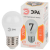 Лампа светодиод P45-7w-827-E27 ЭРА