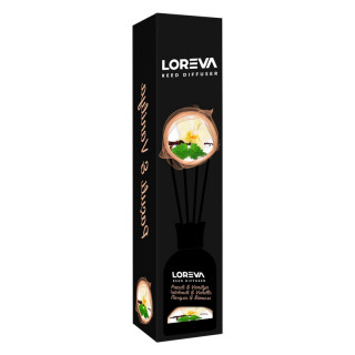 Аромадиффузор "Loreva Reed Diffuser" (Patchouli&Vanilla) Пачули и Ваниль 110 мл