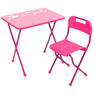 Комплект детской мебели «Алина» (КА2) розовый