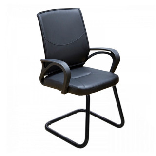 Кресло мод "МИ-6Х" (сид.ортопед) кзам АОД подл.пл.209, чёрные полозья